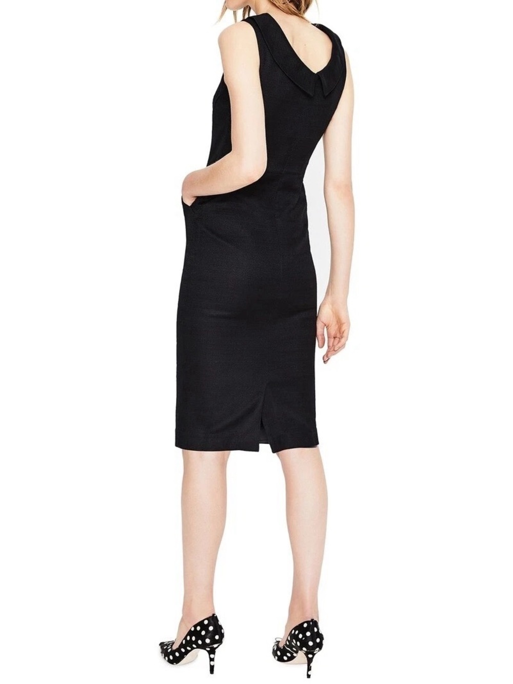 Boden Black Martha Sleeveless Sheath Dress - Picture 2 of 7